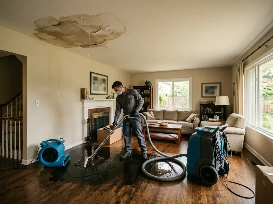 attic-pipe-burst-ceiling-drip-008 — frequently asked questions, Water Damage Restoration & Carpet Care in Owatonna, MN